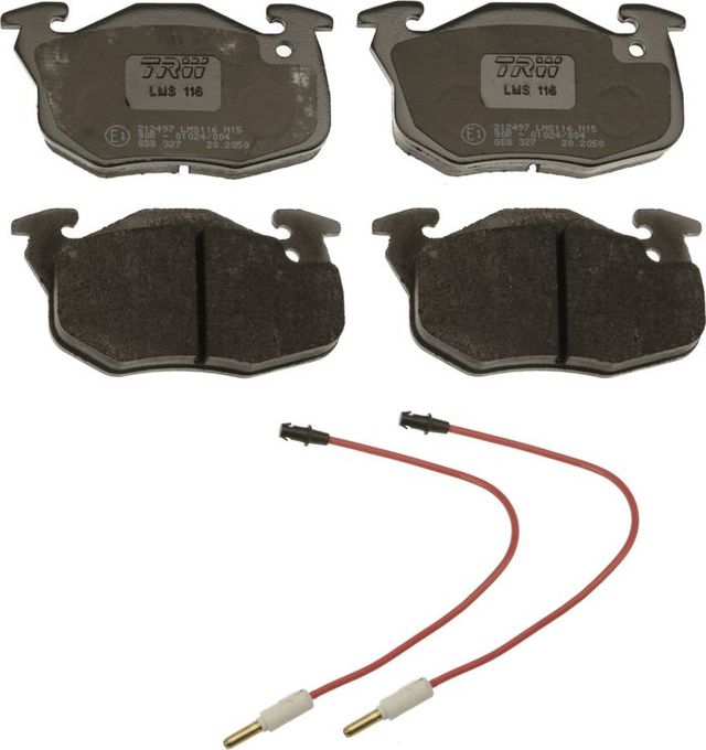 Тормозные колодки TRW COTEC передние для Citroen AX 1989-1991. Артикул GDB327