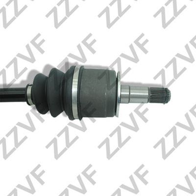Полуось (привод в сборе, приводной вал) ZZVF передняя левая для Mitsubishi Pajero Sport I 1998-2008. Артикул ZVPV087