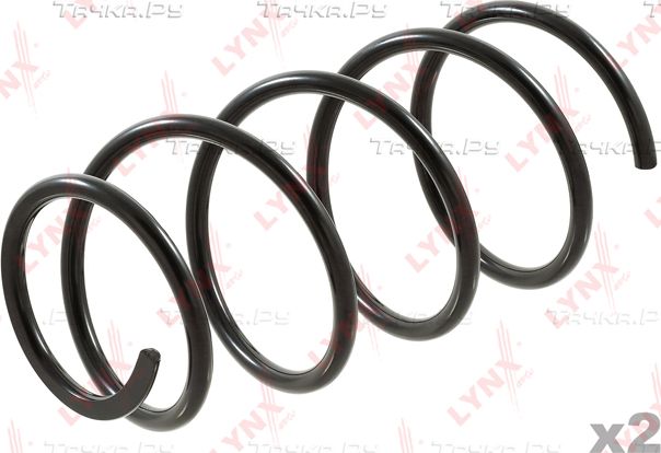 Пружина подвески LYNXauto передняя для Toyota Camry 30 (V30, XV30) 2001-2003. Артикул SC-2008