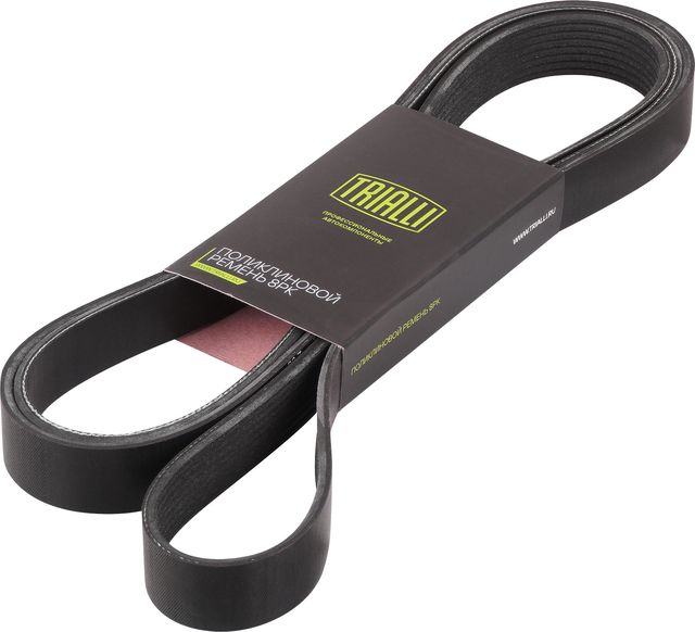 Приводной ремень поликлиновой Trialli (EPDM (Этилен-пропиленовый каучук)) для Lexus GX II 2010-2026. Артикул 8PK2410