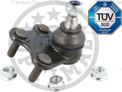 Шаровая опора Optimal TÜV certified передняя правая нижняя для Skoda Citigo I 2011-2019. Артикул G3-1019