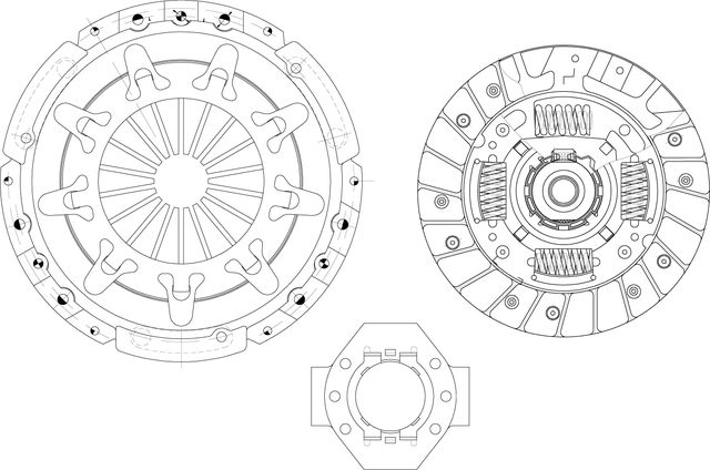 Сцепление (комплект) (в сборе) Trialli для Lancia Ypsilon II (Type 843) 2003-2011. Артикул FR 1611
