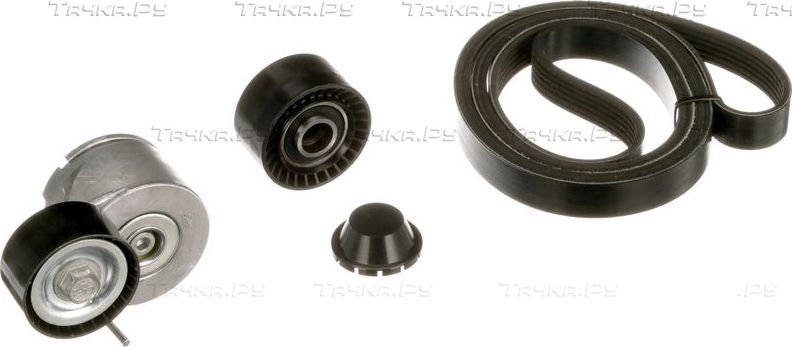 Приводной ремень поликлиновой с роликами (комплект) Gates Micro-V® Kit. Артикул K026PK1708