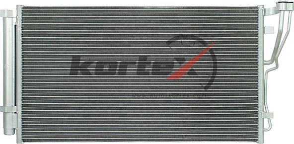 Радиатор кондиционера HYUNDAI/KIA SONATA 09 2.0 (Kortex). Артикул KRD2045