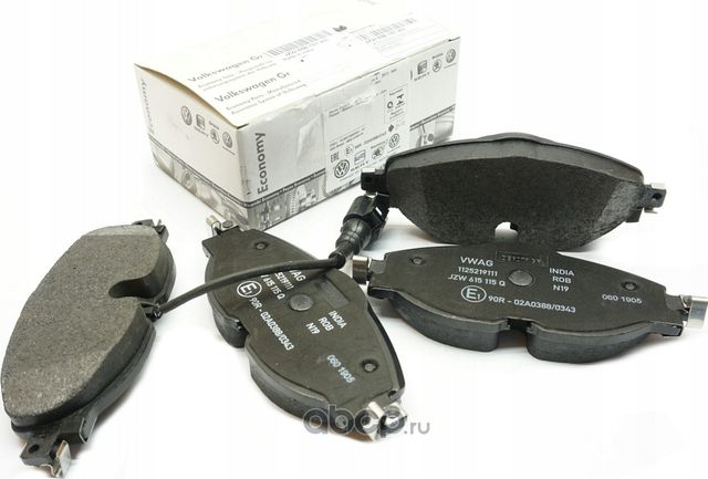 Тормозные колодки VAG передние для Skoda Karoq I 2017-2026. Артикул JZW698151AN