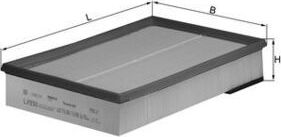 Воздушный фильтр Mahle. Артикул LX 938