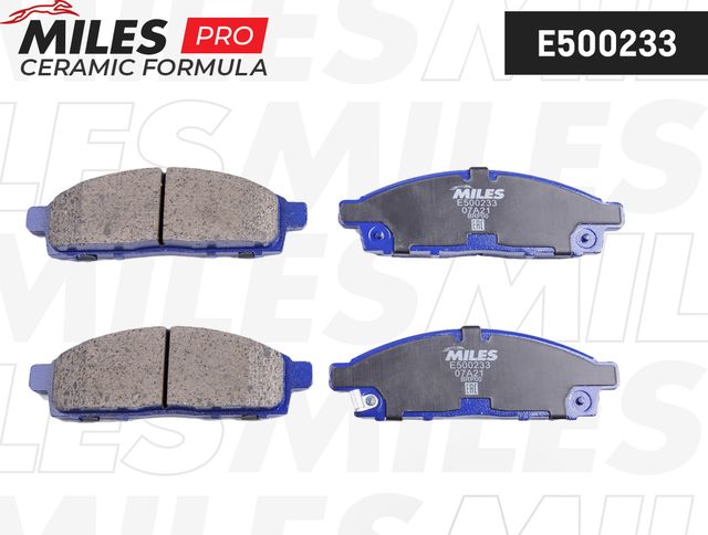 Тормозные колодки Miles (Керамика). Артикул E500233