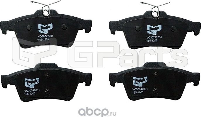 Колодки торм.зад. (Gparts). Артикул VO30742031