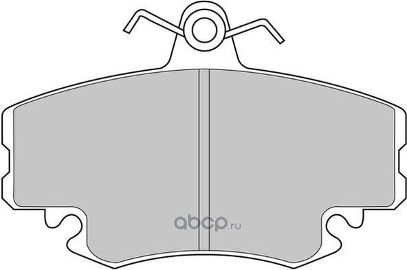 Колодки тормозные передние (Ferodo). Артикул FCP845R