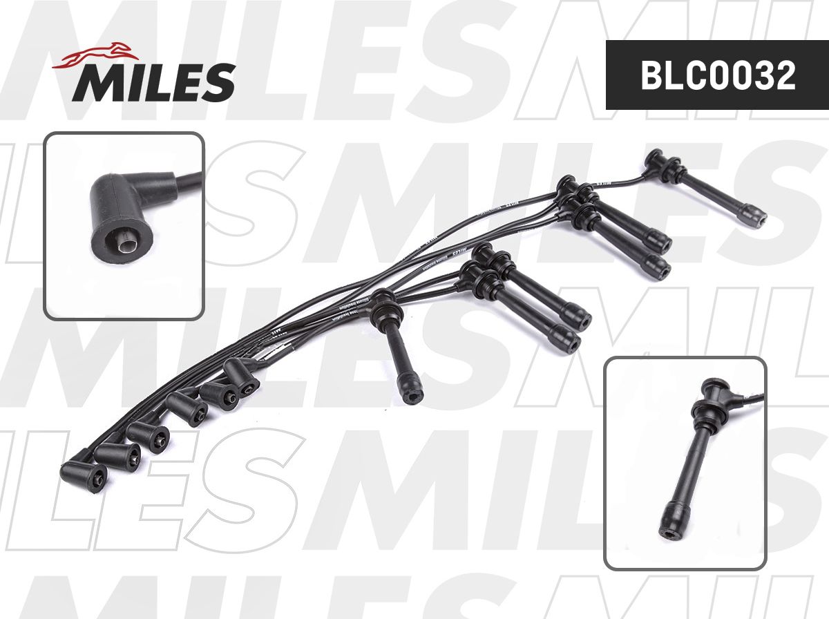 Высоковольтные провода (провода зажигания) (комплект) Miles. Артикул BLC0032
