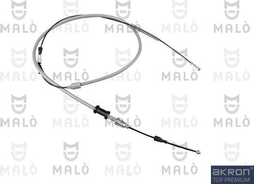 Трос ручника (тросик ручного тормоза) Malò задний правый для Opel Vectra A 1988-1995. Артикул 26108