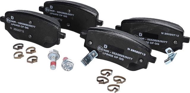 Тормозные колодки Delphi (Low-Metallic). Артикул LP3402