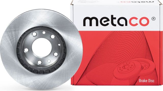 Диск тормозной передний вентилируемый (Metaco). Артикул 3050075