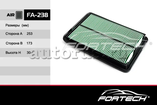 Фильтр Воздушный NISSAN: Qashqai II 14, X-Trail (Fortech). Артикул FA238