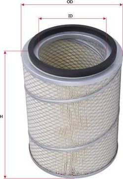 Воздушный фильтр Sakura. Артикул A-6012