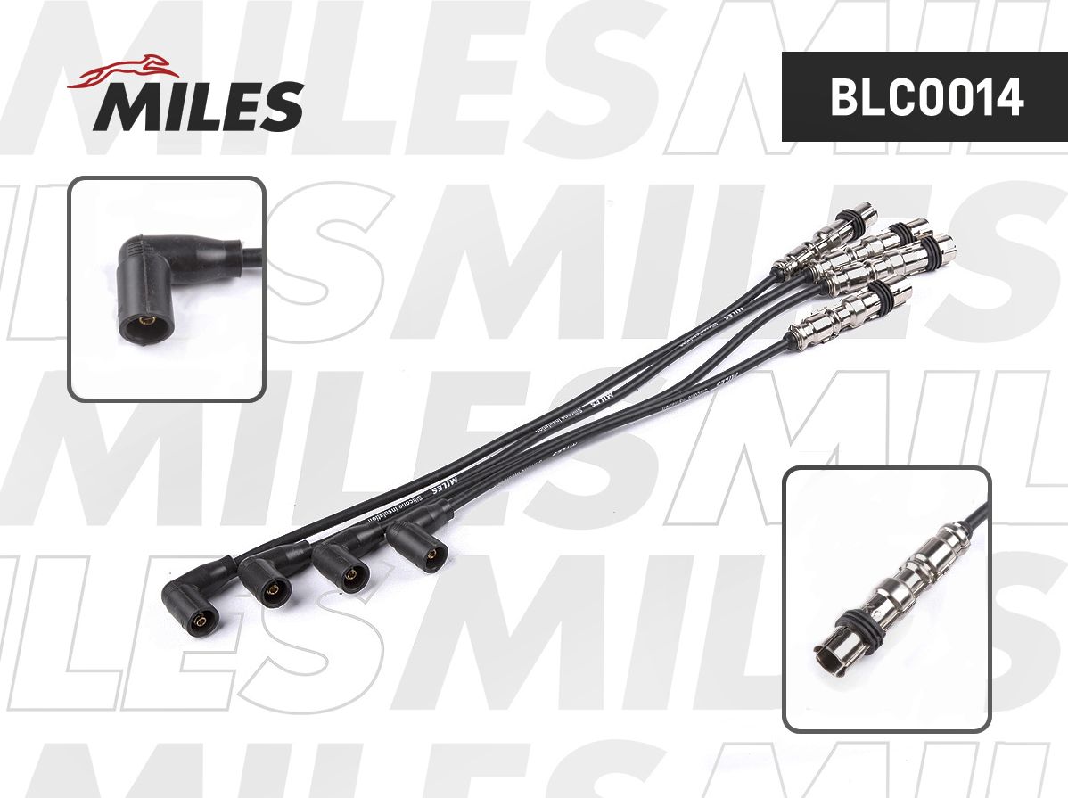Высоковольтные провода (провода зажигания) (комплект) Miles. Артикул BLC0014