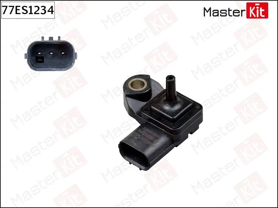 77ES1234 Датчик  давление во впускном газопроводе\ MITSUBISHI L200/PAJERO/PAJERO SPORT DI-D (Master KIT). Артикул 77es1234