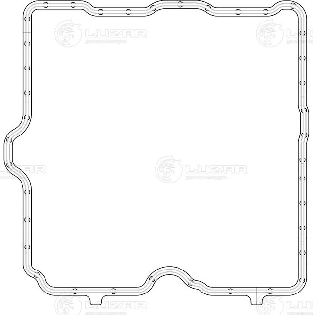 Прокладка клапанной крышки 441724 Luzar. Артикул LES 22201