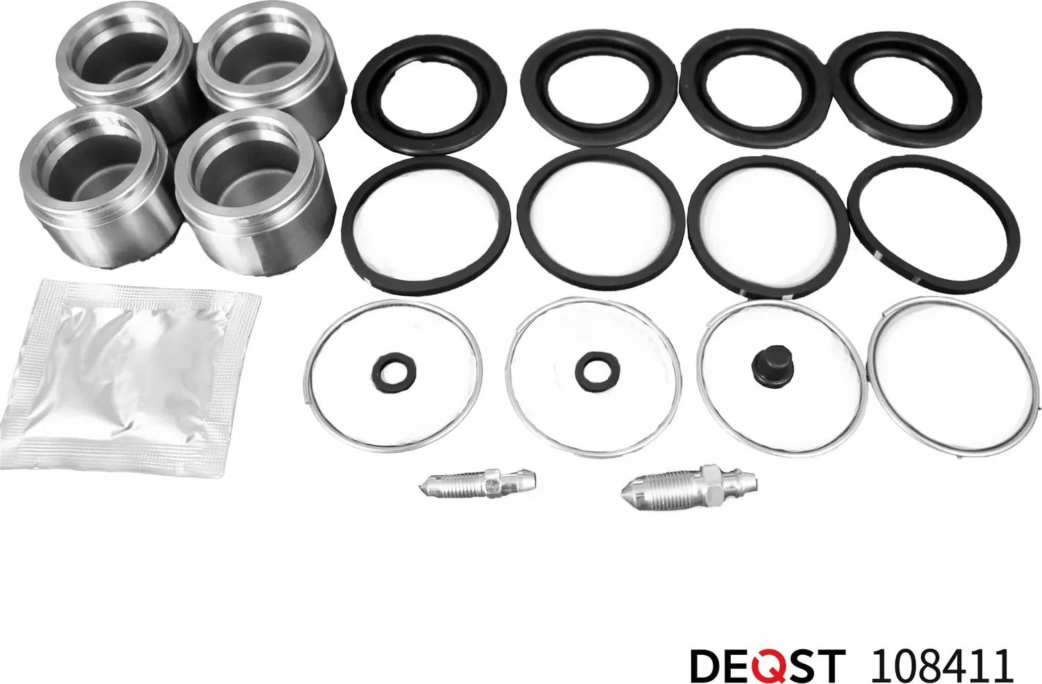 Ремкомплект тормозного суппорта с поршнем переднего (поршень O 45 mm, суппорт Su (Deqst). Артикул 108411