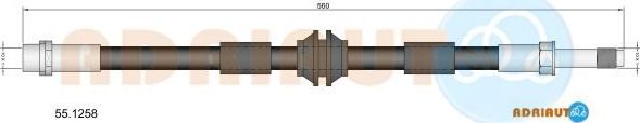 Тормозной шланг Adriauto. Артикул 55.1258