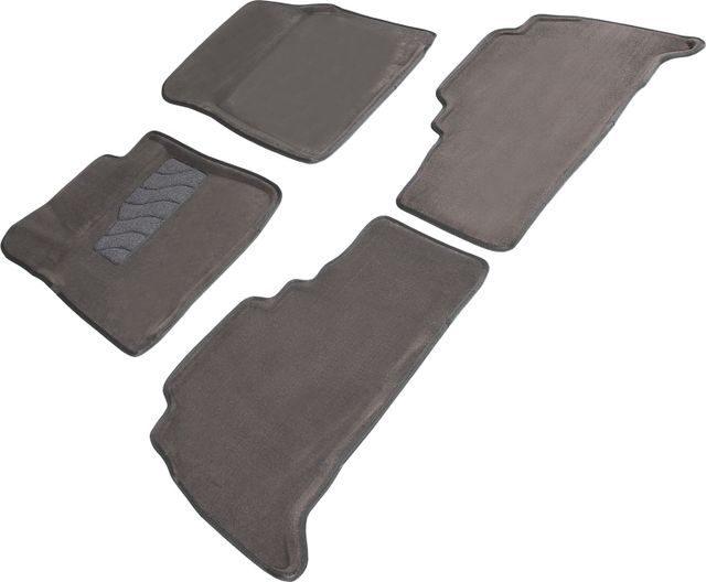 Коврики Seintex 3D ворсовые для салона Toyota Land Cruiser 200 2007-2012 Серые. Артикул 88031
