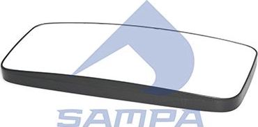 Зеркальное стекло бокового зеркала Sampa. Артикул 022.110