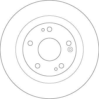 Тормозной диск TRW. Артикул DF6705