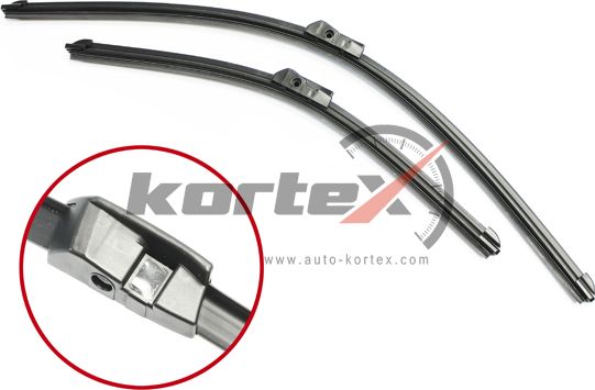 Щетка стеклоочистителя  (600/475) комплект (Kortex). Артикул KP151