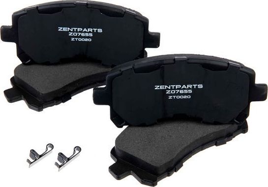 Тормозные колодки Zentparts. Артикул Z07655