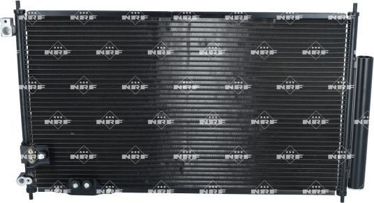 Радиатор кондиционера (конденсатор) NRF (алюминий) для Honda Accord VII 2004-2008. Артикул 35740