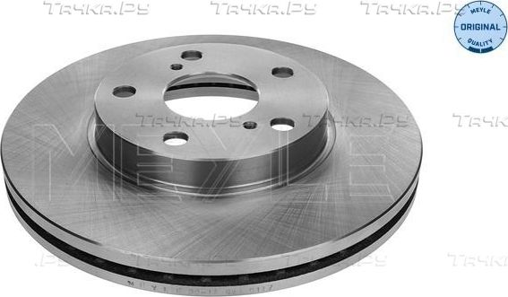 Тормозной диск Meyle Original передний для Toyota Corolla E140, E150 2013-2014. Артикул 30-15 521 0117
