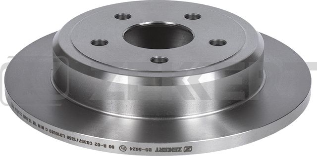 Тормозной диск Zekkert задний для Jeep Commander XK, XH 2005-2010. Артикул BS-5624