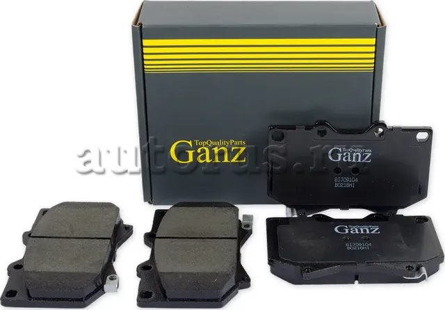 Колодки торм.пер. (Ganz). Артикул GIJ09104