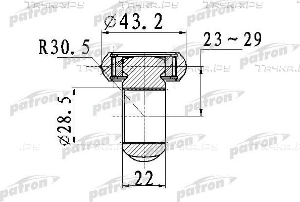 Трипоид Patron для Skoda Octavia A7 2012-2019. Артикул PTD007