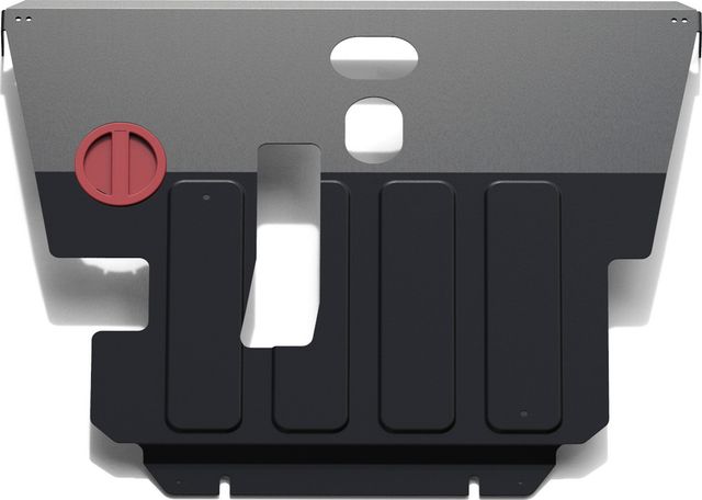 Защита АвтоБРОНЯ для картера и КПП Toyota Avensis II 2003-2008. Артикул 111.05701.1