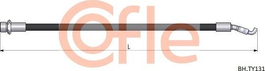 Тормозной шланг Cofle. Артикул 92.BH.TY131