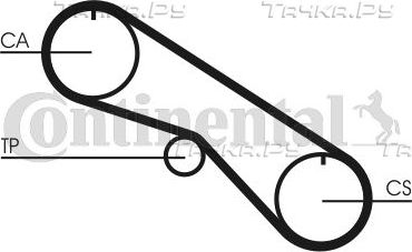 Ремень ГРМ ContiTech для Honda Stream I 2001-2006. Артикул CT1082