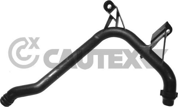 Патрубок радиатора (системы охлаждения) Cautex (EPDM (Этилен-пропиленовый каучук)). Артикул 757055