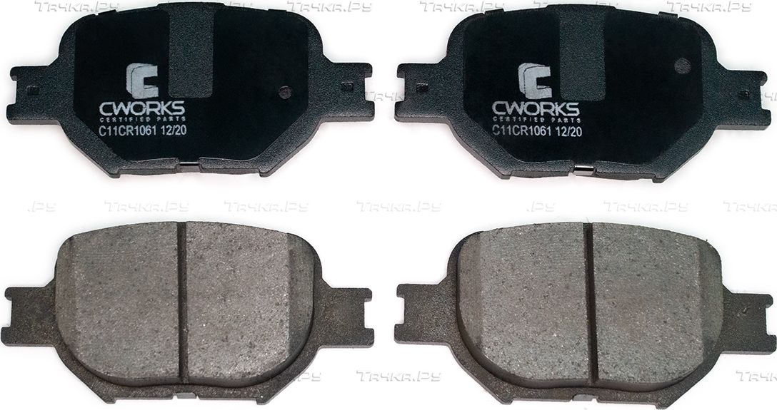Тормозные колодки Cworks передние для Lexus IS III 2013-2026. Артикул C11CR1061