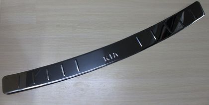 Накладка Ладья на бампер для Kia Sorento II 2012-2024 без загиба. Артикул 015.58.8211