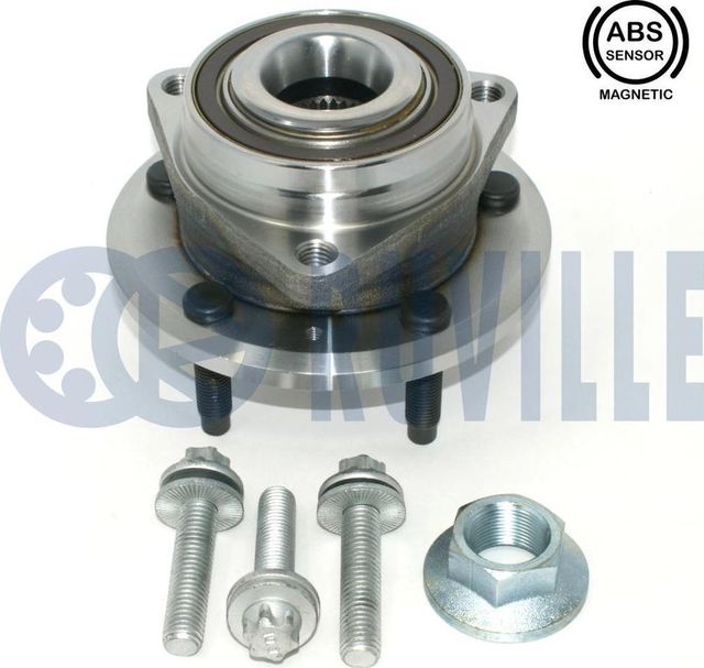 Ступица колеса с интегрированным подшипником Ruville передняя для Chevrolet Orlando I 2011-2015. Артикул 221596