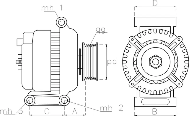 ГЕНЕРАТОР (Tesla Technics). Артикул TT12416