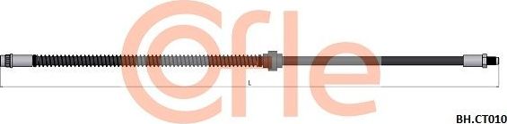 Тормозной шланг Cofle передний для Citroen C5 I 2001-2008. Артикул 92.BH.CT010