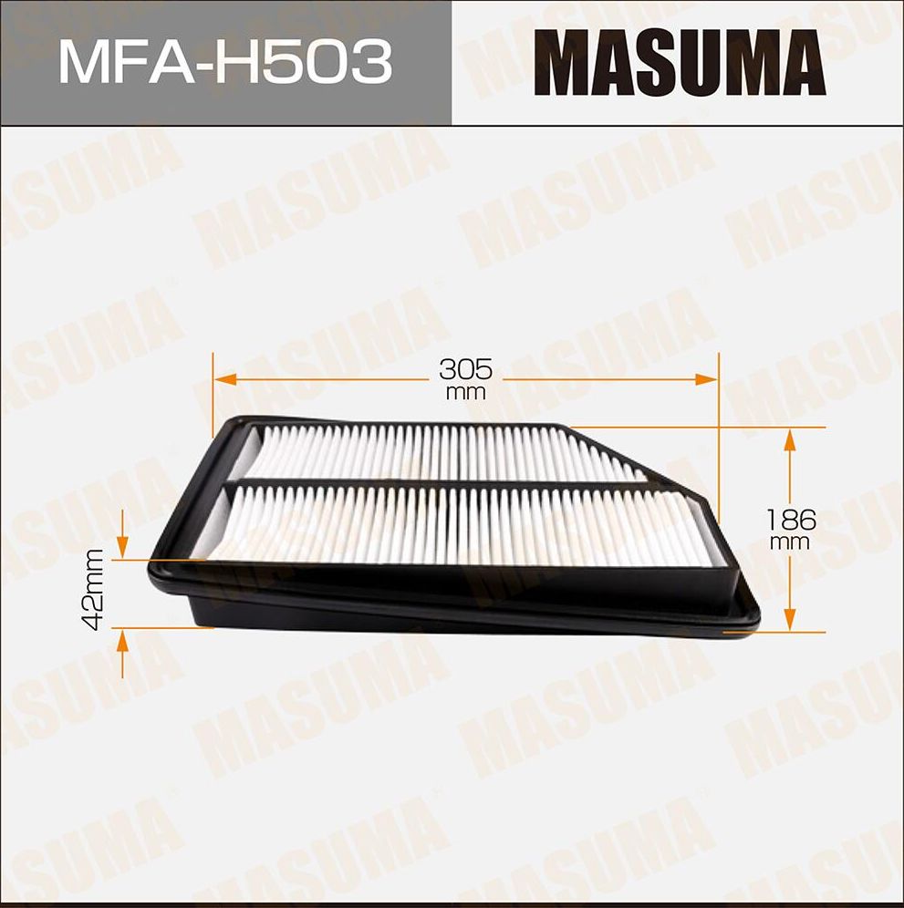 Воздушный фильтр Masuma. Артикул MFA-H503