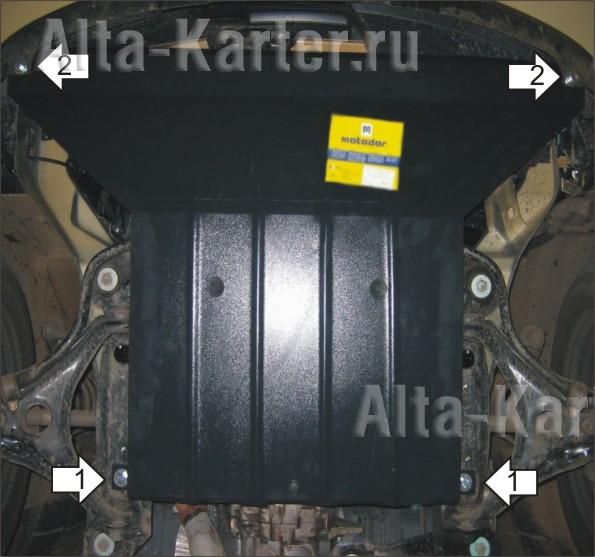 Защита Мотодор для картера, КПП Volkswagen Pointer 2003-2009. Артикул 02719