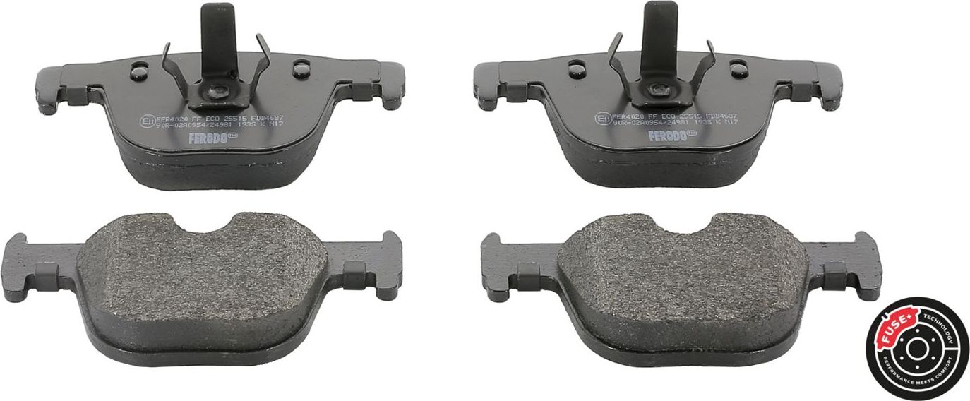 Тормозные колодки Ferodo FUSE+ Technology. Артикул FDB4687