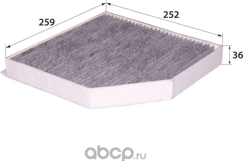 Фильтр салонный угольный (RB-Exide). Артикул AC831EC