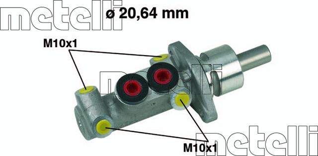 Тормозной цилиндр главный Metelli для SEAT Ibiza II 1993-1999. Артикул 05-0277