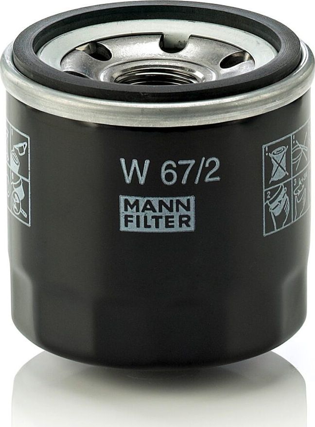 Масляный фильтр Mann-Filter для Suzuki Swift I 1983-1989. Артикул W 67/2