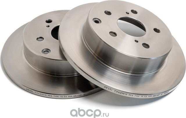 Диск тормозной задний (Absel). Артикул TY421010